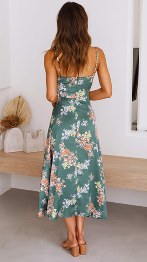 Vestido Midi Floral