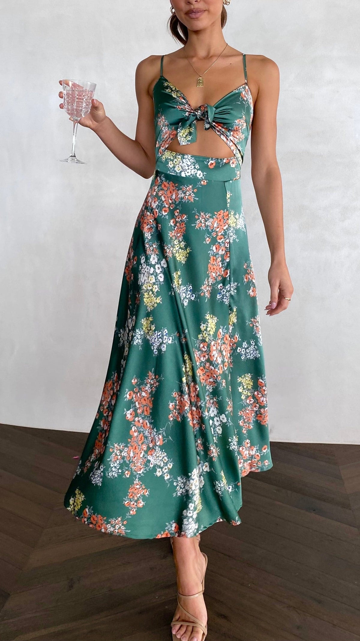 Vestido Midi Floral