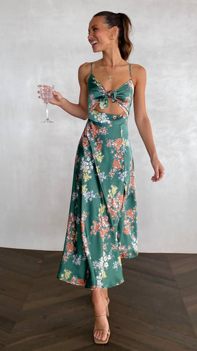 Vestido Midi Floral